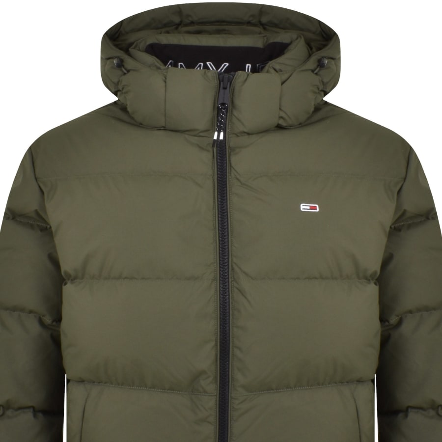 Tommy jeans essential hooded down jacket mens discount